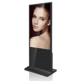 KUANBO 43" Commercial Floor-Standing Digital Signage, 1080p Full-View Display HD LCD Advertising for Shopping Mall, Enterprise, Attractions